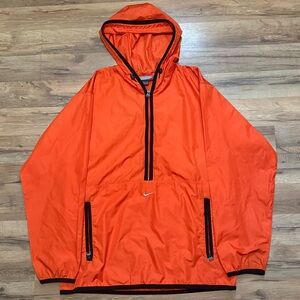 90s Nike Center Swoosh Half Zip Hoodie Windbreaker